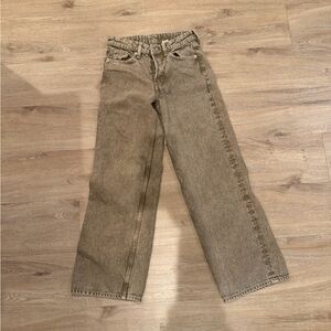 Stylish Tan &Denim Pants